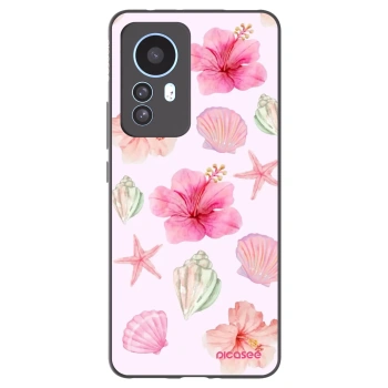 Picasee silikonski črni ovitek za Xiaomi 12T Pro - Blush Lagoon