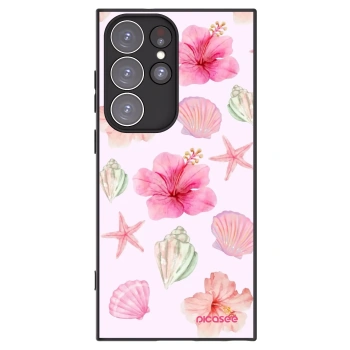 Picasee silikonski črni ovitek za Samsung Galaxy S23 Ultra 5G - Blush Lagoon