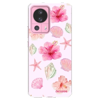 Picasee silikonski prozorni ovitek za Xiaomi 13 Lite - Blush Lagoon