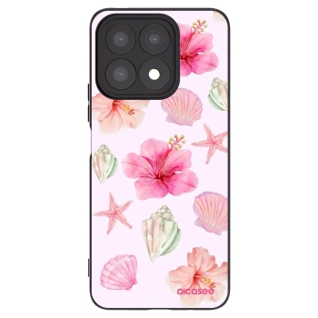 Picasee silikonski črni ovitek za Honor X8a - Blush Lagoon