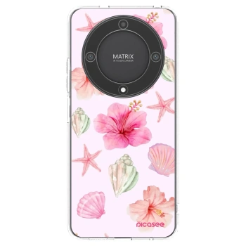 Picasee silikonski prozorni ovitek za Honor Magic5 Lite 5G - Blush Lagoon