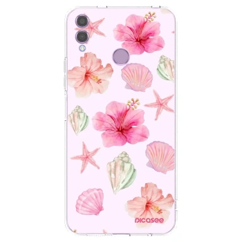 Picasee silikonski prozorni ovitek za Honor 8X - Blush Lagoon