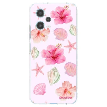 Picasee silikonski prozorni ovitek za Xiaomi Redmi Note 12 5G - Blush Lagoon