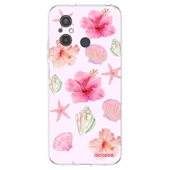 Picasee silikonski prozorni ovitek za Xiaomi Redmi 12C - Blush Lagoon