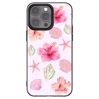 Picasee silikonski črni ovitek za Apple iPhone 15 Pro Max - Blush Lagoon