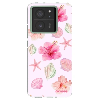 Picasee silikonski prozorni ovitek za Xiaomi 13T Pro - Blush Lagoon