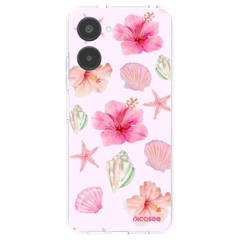 Picasee silikonski prozorni ovitek za Realme 10 4G - Blush Lagoon