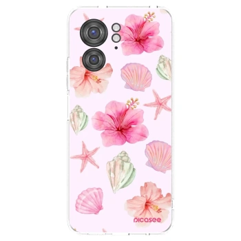 Picasee silikonski prozorni ovitek za Motorola Edge 40 - Blush Lagoon