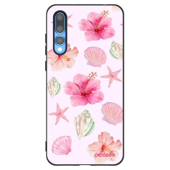 Picasee silikonski črni ovitek za Huawei P20 Pro - Blush Lagoon