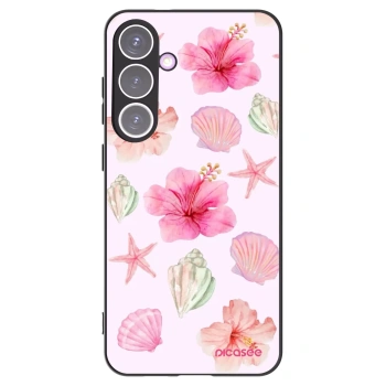 Picasee silikonski črni ovitek za Samsung Galaxy S24+ S926B 5G - Blush Lagoon