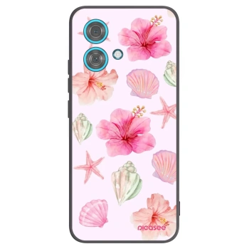 Picasee silikonski črni ovitek za Motorola Edge 40 Neo - Blush Lagoon