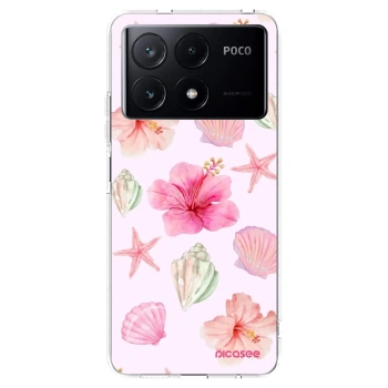 Picasee silikonski prozorni ovitek za Xiaomi Poco X6 Pro - Blush Lagoon
