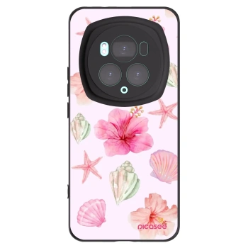 Picasee silikonski črni ovitek za Honor Magic6 Pro - Blush Lagoon