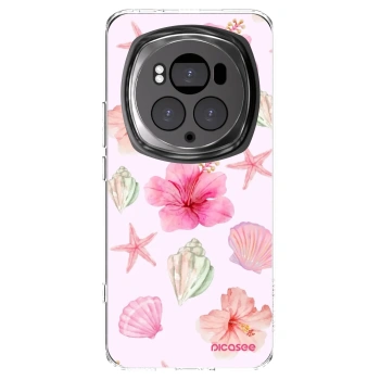 Picasee silikonski prozorni ovitek za Honor Magic6 Pro - Blush Lagoon