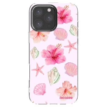 Picasee silikonski prozorni ovitek za Apple iPhone 16 Pro Max - Blush Lagoon