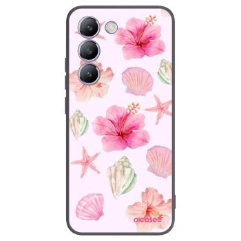 Picasee silikonski črni ovitek za Vivo V40 SE 5G - Blush Lagoon