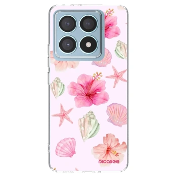Picasee silikonski prozorni ovitek za Xiaomi 14T Pro - Blush Lagoon