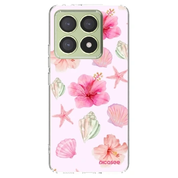 Picasee silikonski prozorni ovitek za Xiaomi 14T - Blush Lagoon