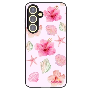 Picasee silikonski črni ovitek za Samsung Galaxy S24 FE S721B - Blush Lagoon