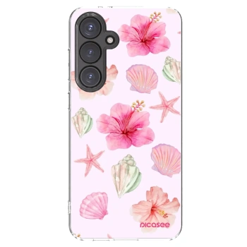 Picasee silikonski prozorni ovitek za Samsung Galaxy S24 FE S721B - Blush Lagoon