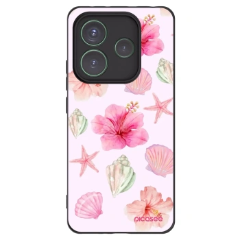 Picasee silikonski črni ovitek za Xiaomi Redmi Note 14 5G - Blush Lagoon