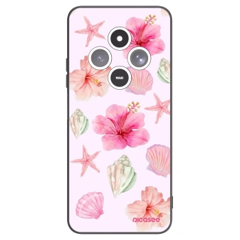 Picasee silikonski črni ovitek za Xiaomi Redmi 14C - Blush Lagoon