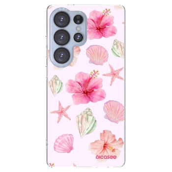 Picasee silikonski prozorni ovitek za Samsung Galaxy S25 Ultra 5G - Blush Lagoon
