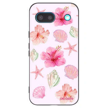 Picasee silikonski črni ovitek za Google Pixel 8 - Blush Lagoon