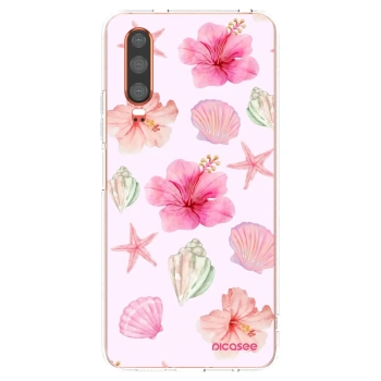 Picasee silikonski prozorni ovitek za Huawei P30 - Blush Lagoon
