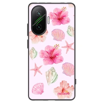 Picasee silikonski črni ovitek za Xiaomi Poco F7 Pro 5G - Blush Lagoon