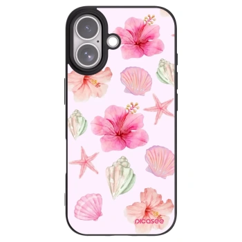 Picasee silikonski črni ovitek za Apple iPhone 17 - Blush Lagoon