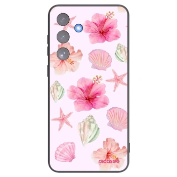 Picasee silikonski črni ovitek za Samsung Galaxy S25 FE 5G - Blush Lagoon