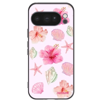 Picasee silikonski črni ovitek za Google Pixel 10 Pro - Blush Lagoon