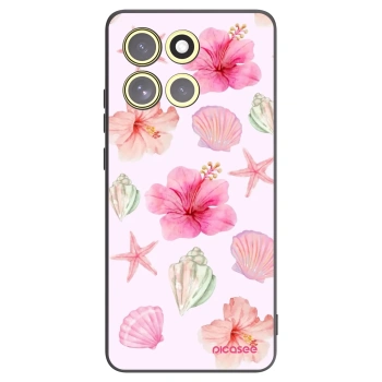 Picasee silikonski črni ovitek za Motorola Moto G86 Power 5G - Blush Lagoon