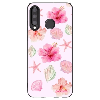 Picasee silikonski črni ovitek za Huawei P30 Lite - Blush Lagoon