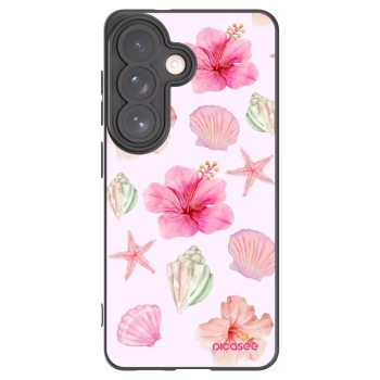 Picasee silikonski črni ovitek za Samsung Galaxy S26 - Blush Lagoon