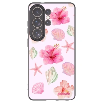 Picasee silikonski črni ovitek za Samsung Galaxy S26 Ultra - Blush Lagoon
