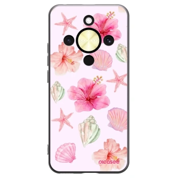 Picasee silikonski črni ovitek za Honor Magic8 Lite 5G - Blush Lagoon