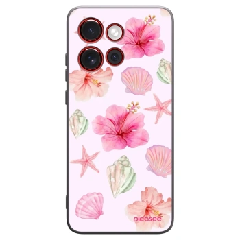 Picasee silikonski črni ovitek za Motorola Edge 60 Neo 5G - Blush Lagoon