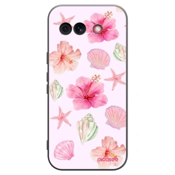 Picasee silikonski črni ovitek za Google Pixel 10a - Blush Lagoon
