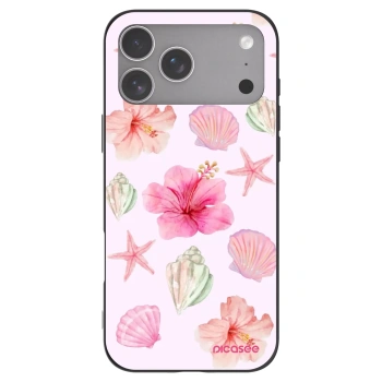 Picasee silikonski črni ovitek za Apple iPhone 18 Pro Max - Blush Lagoon