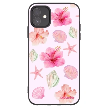 Picasee silikonski črni ovitek za Apple iPhone 11 - Blush Lagoon