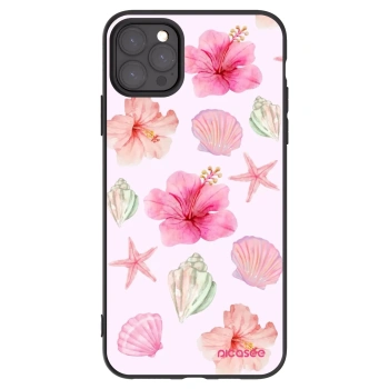 Picasee silikonski črni ovitek za Apple iPhone 11 Pro Max - Blush Lagoon
