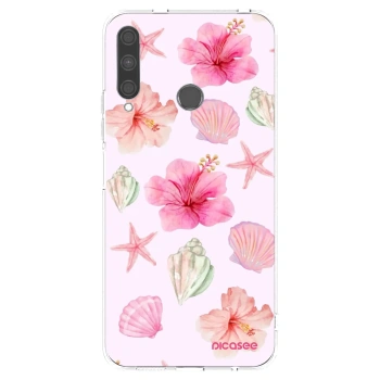 Picasee silikonski prozorni ovitek za Huawei P40 Lite E - Blush Lagoon