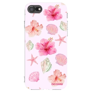 Picasee silikonski prozorni ovitek za Apple iPhone SE 2020 - Blush Lagoon