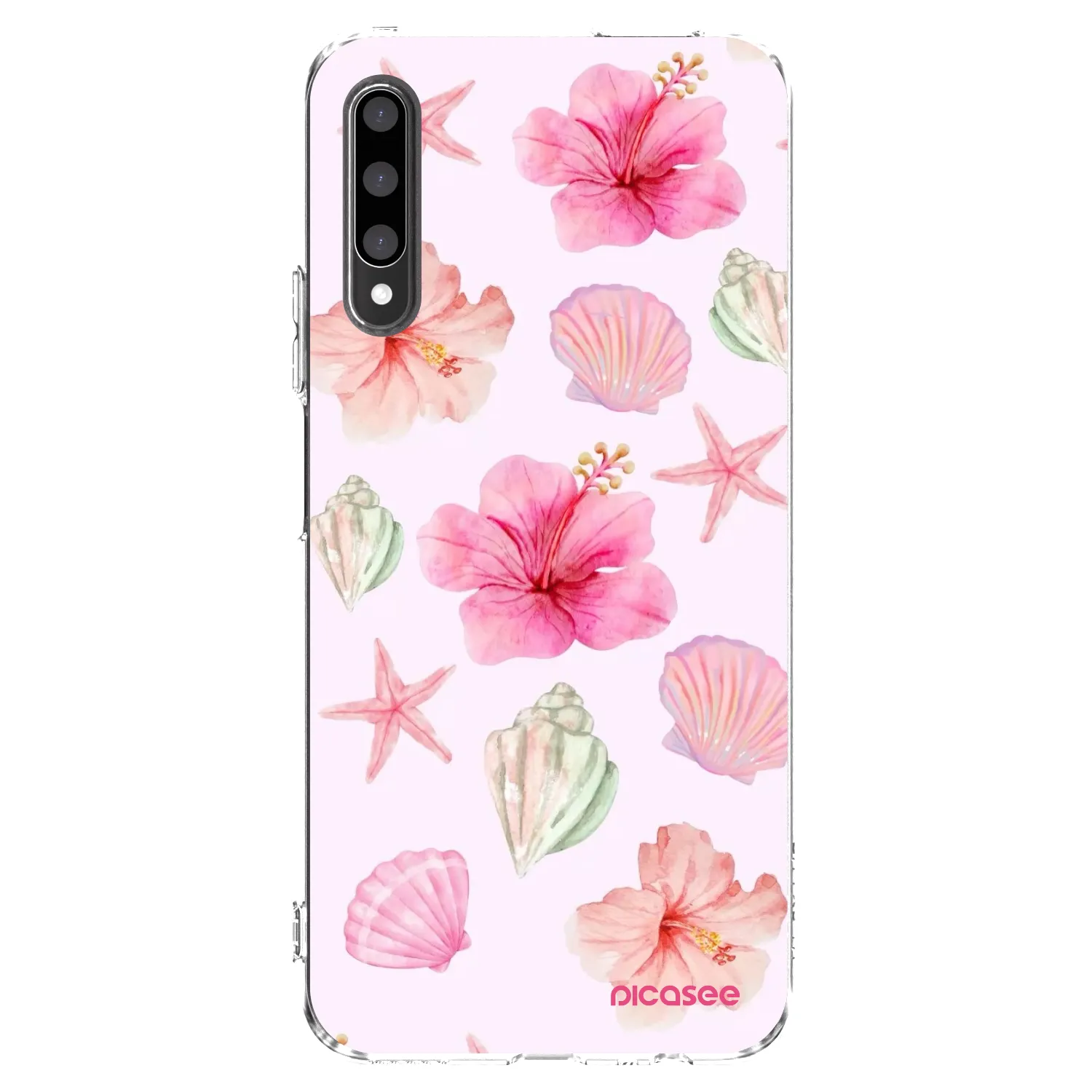 Picasee silikonski prozorni ovitek za Honor 9X Pro - Blush Lagoon