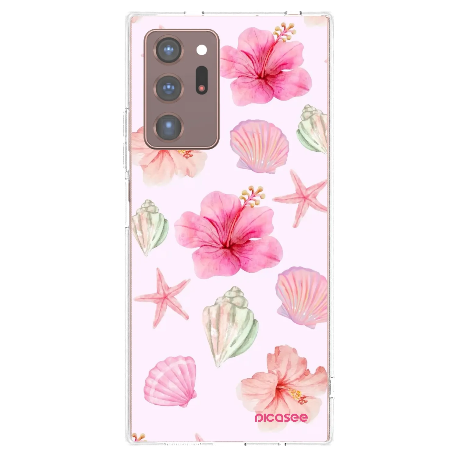 Picasee silikonski prozorni ovitek za Samsung Galaxy Note 20 Ultra - Blush Lagoon