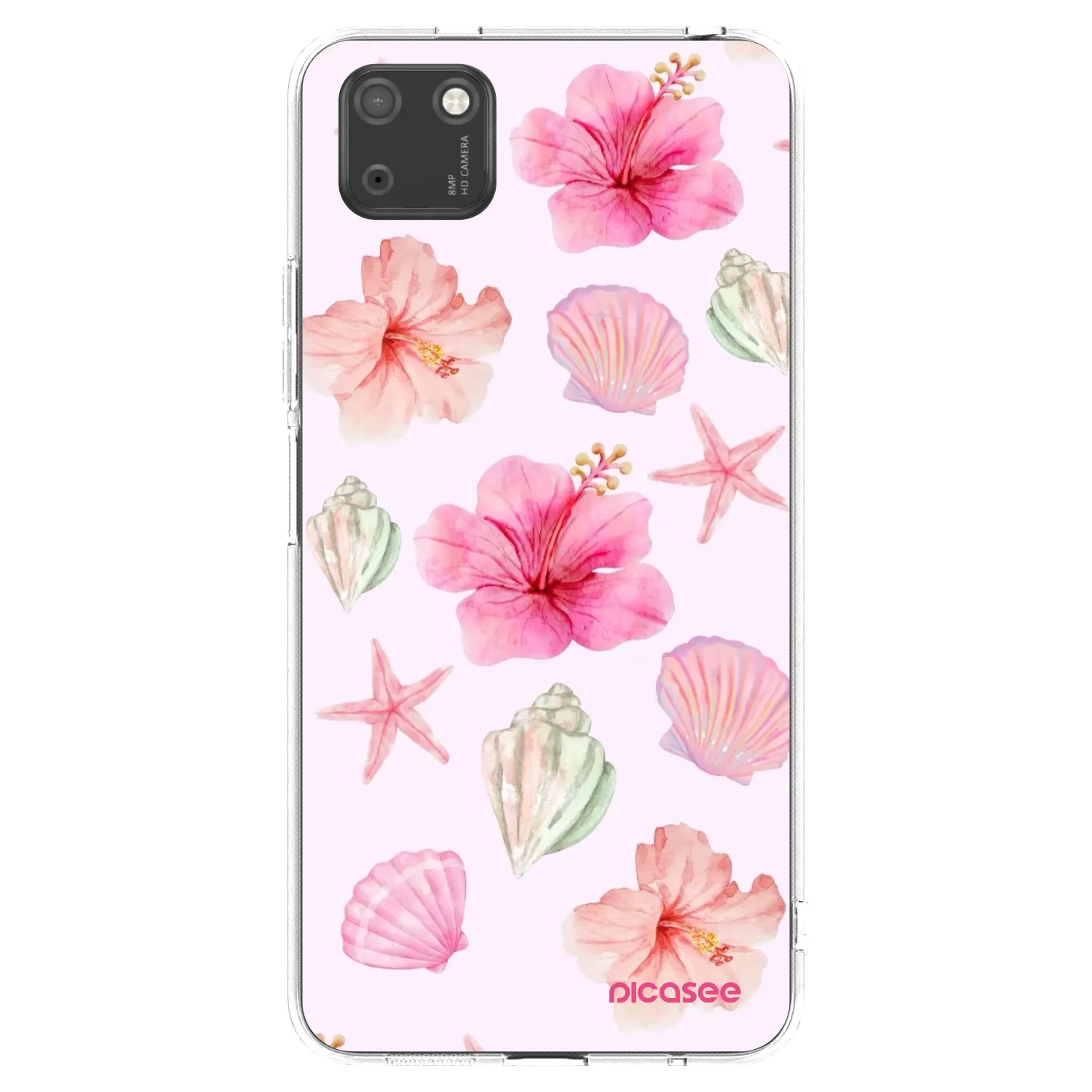 Picasee silikonski prozorni ovitek za Huawei Y5P - Blush Lagoon