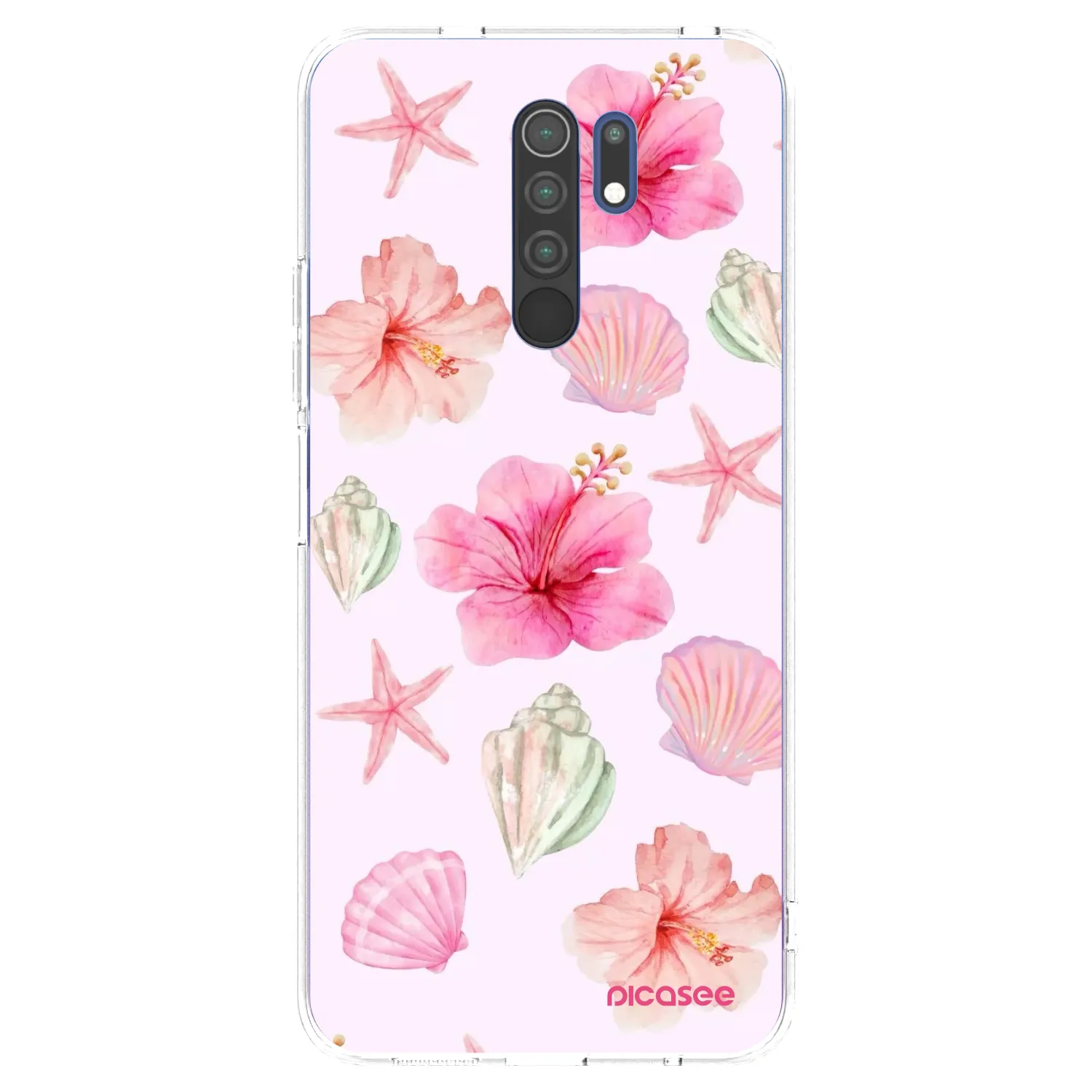 Picasee silikonski prozorni ovitek za Xiaomi Redmi 9 - Blush Lagoon