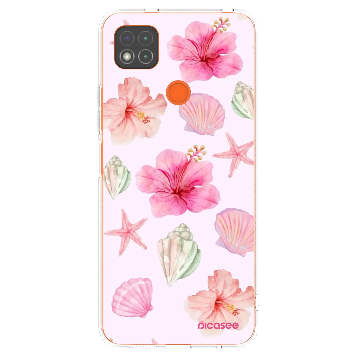 Picasee silikonski prozorni ovitek za Xiaomi Redmi 9C - Blush Lagoon